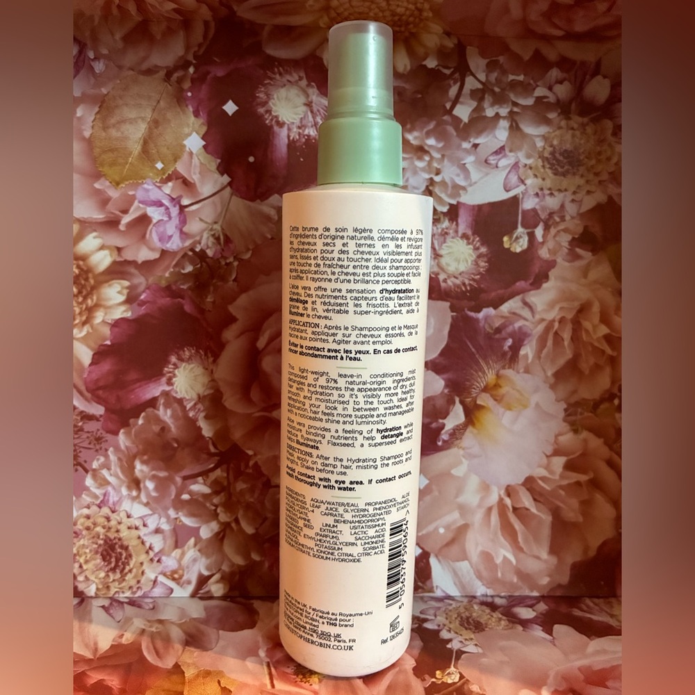 CHRISTOPHE ROBIN Hydrating Leave-In Mist w/ Aloe Vera MSRP $39 Brand New Unused - Picture 2 of 2